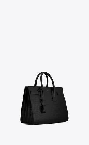 Sac De Jour Small In Matte Embossed Crocodile Leather