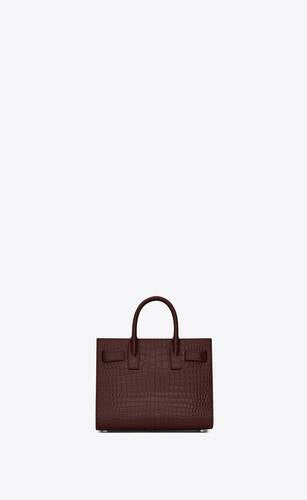 sac de jour nano in crocodile embossed leather