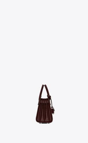 sac de jour nano in crocodile embossed leather