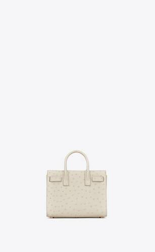 Sac De Jour Nano In Ostriche Leather