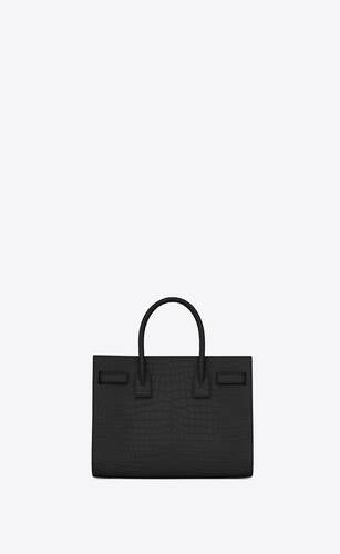 Sac De Jour Baby In Embossed Crocodile Leather