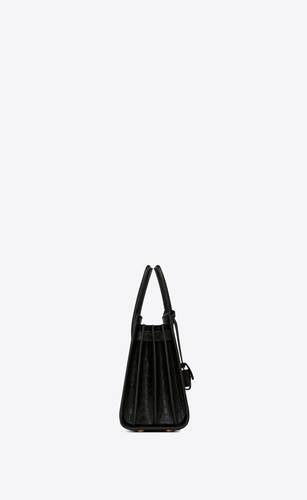 Sac De Jour Baby In Matte Crocodile Embossed Leather