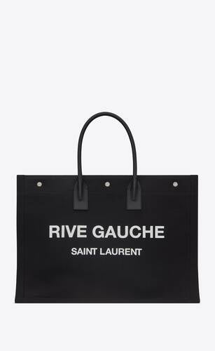 rive gauche tote in canvas