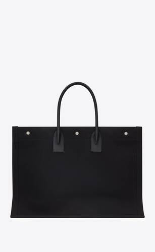 rive gauche tote in canvas