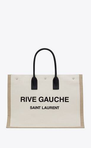 rive gauche tote in canvas