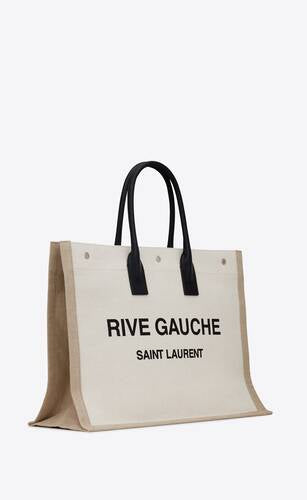 rive gauche tote in canvas