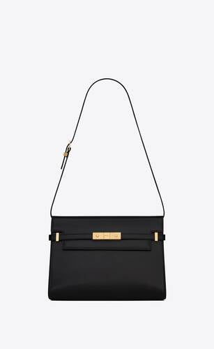 Manhattan Small Shoulder Bag In Box Saint Laurent Leather