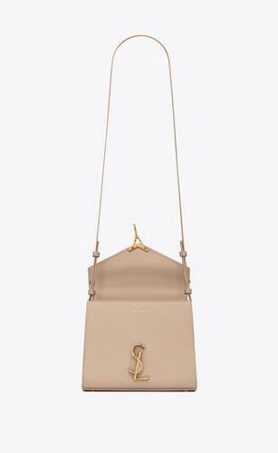 Cassandra Mini Top Handle Bag In Grain De Poudre Embossed Leather