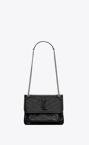 niki baby in crocodile-embossed leather