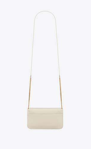 Cassandre Phone Holder With Strap In Smooth Leather