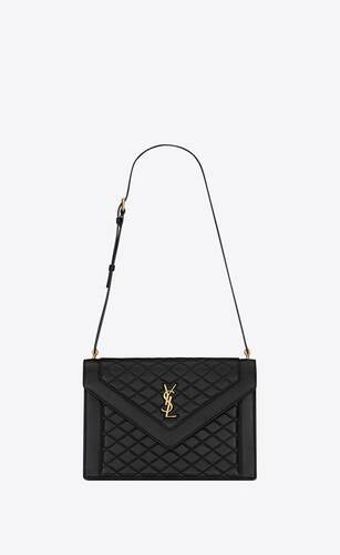 Manhattan Small Shoulder Bag In Box Saint Laurent Leather