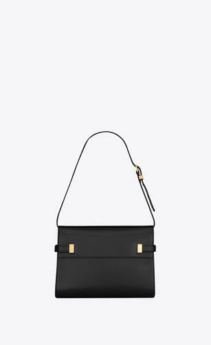 Manhattan Small Shoulder Bag In Box Saint Laurent Leather