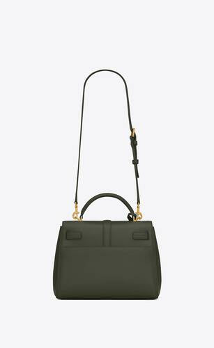 Le Fermoir Small Top Handle Bag In Shiny Leather