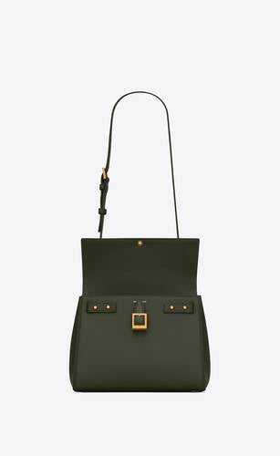 Le Fermoir Small Top Handle Bag In Shiny Leather