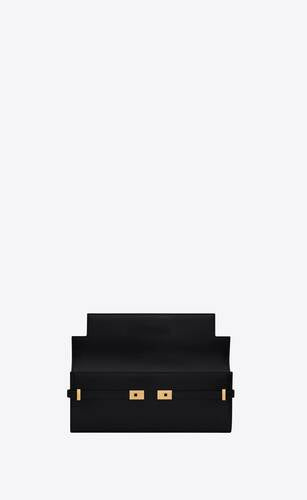 Manhattan Clutch In Box Saint Laurent Leather