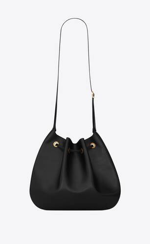 Paris Vii Large Flat Hobo Bag In Smooth Leather