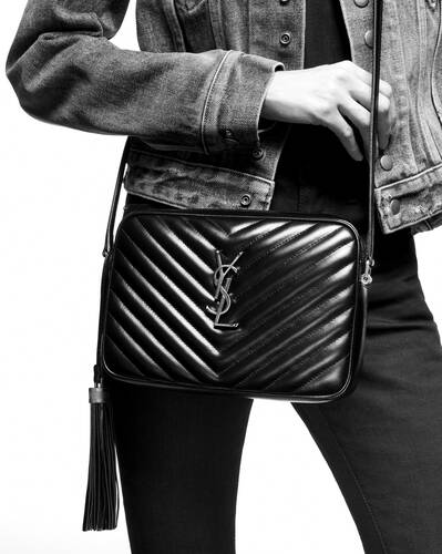 Lou Camera Bag In Quilted Leather