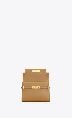 Manhattan Mini Crossbody Bag In Box Saint Laurent Leather