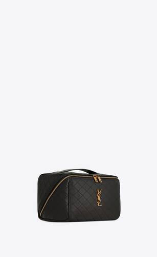 Gaby Vanity Case In Quilted Lambskin