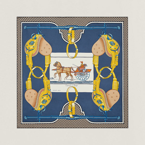 Hermes Carrick a Pompe scarf 70 – SANDS