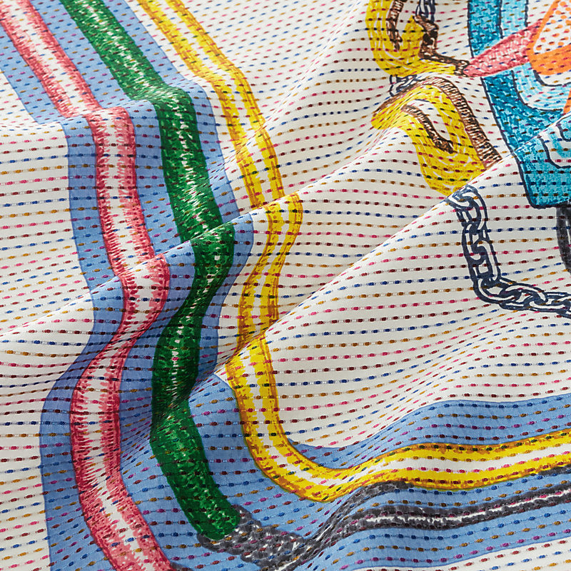 Chevaloscope Neon Pointille scarf 70