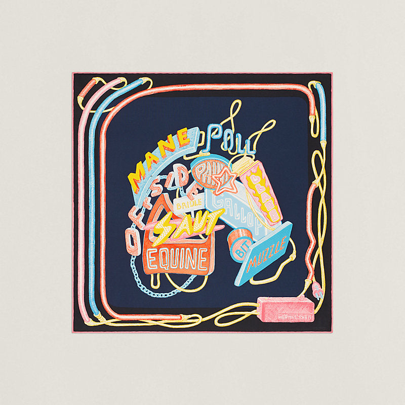 Chevaloscope Neon scarf 45