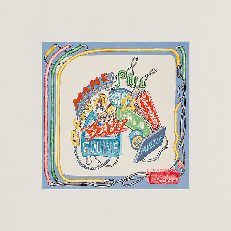 Chevaloscope Neon scarf 45