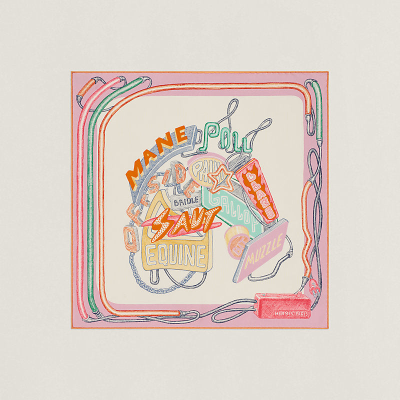 Chevaloscope Neon scarf 45