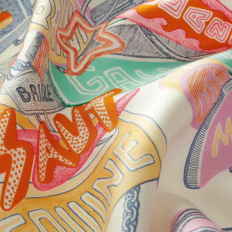 Chevaloscope Neon scarf 45